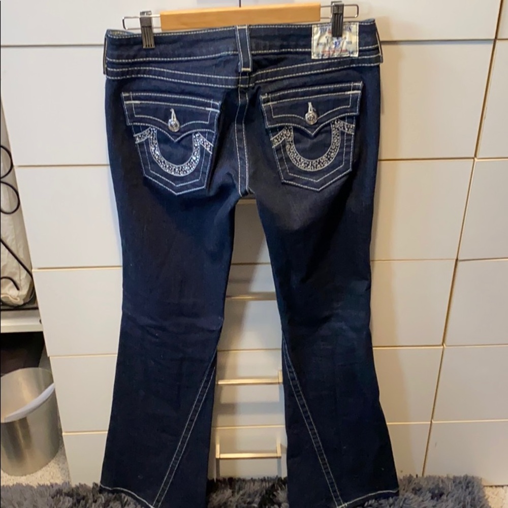 True Religion Swarovski Flare Jeans